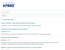 Tablet Screenshot of careers.kpmg.com.au